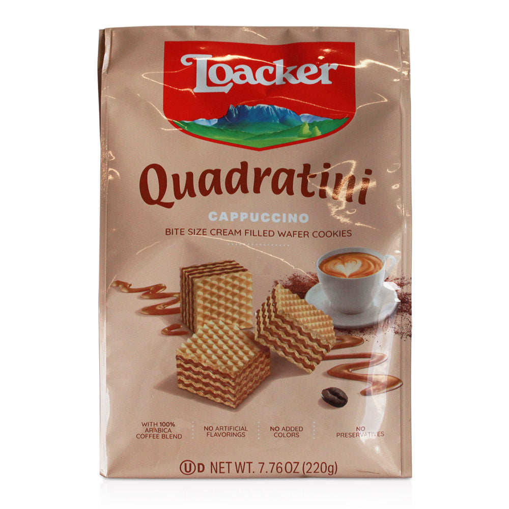 Wholesale Loacker Case Cappucino Wafer- Bulk