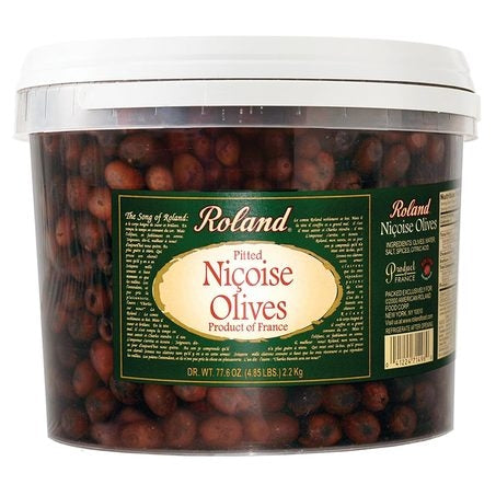 Wholesale Roland Each Nicoise Pitted Olive- Bulk
