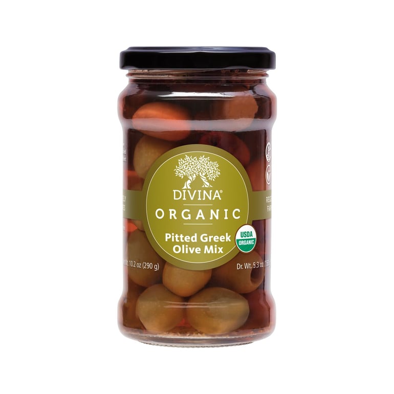 Wholesale Divina Organic Pttd Greek Olive Mix- Bulk