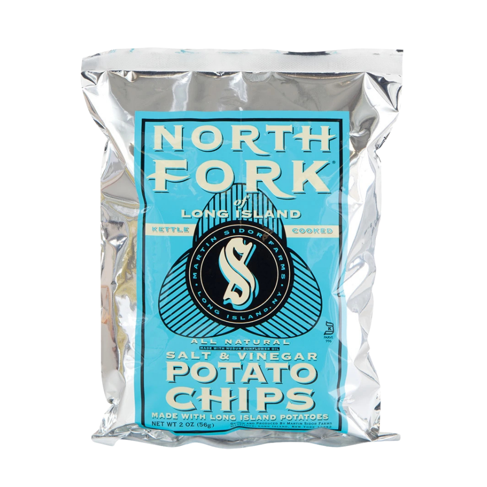Wholesale North Fork Salt & Vinegar Potato Chips | 2 oz- Bulk