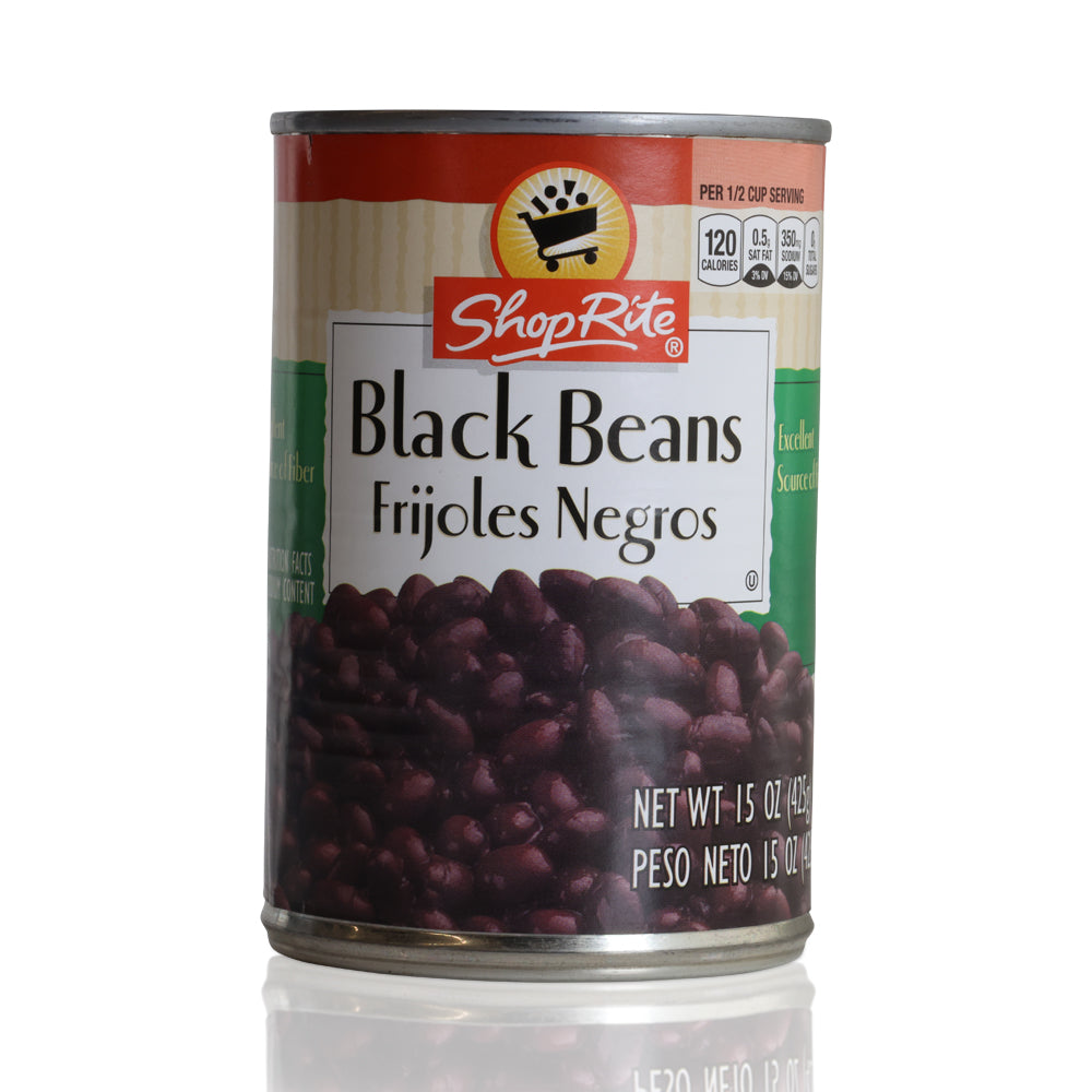 Wholesale Shop Rite Each Black Beans Can- Bulk