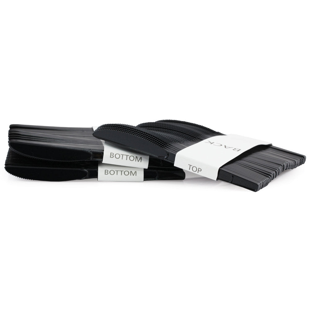 Wholesale Smartstock Case Black Cutlery Knife For Disp- Bulk