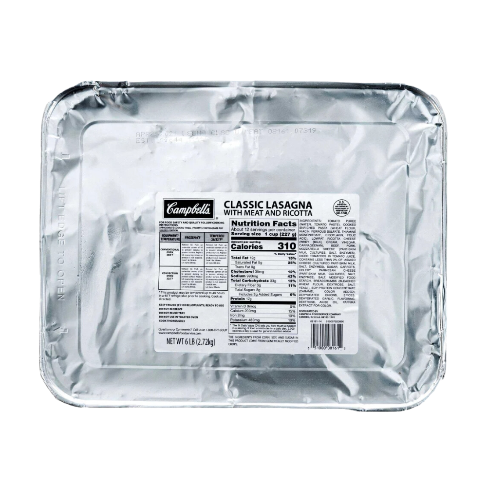 Wholesale Campbell'S Each Classic Meat Lasagna- Bulk