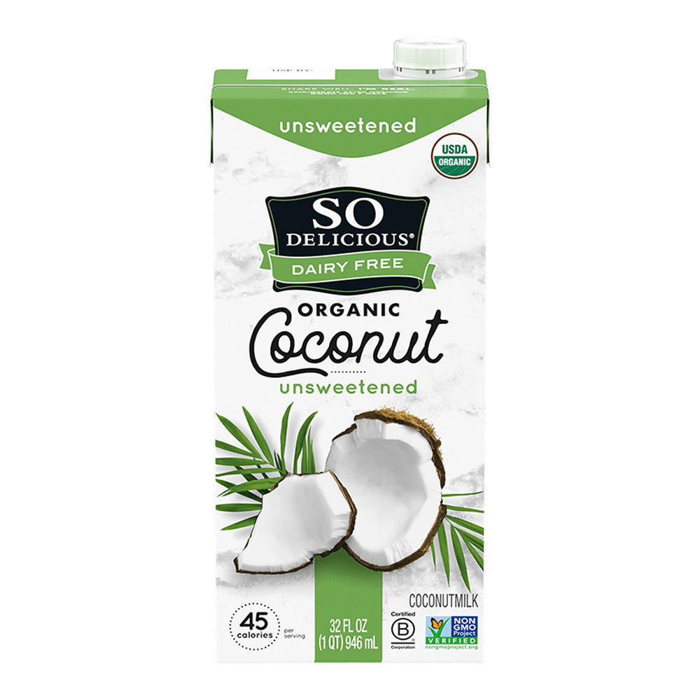 Wholesale So Delicious Case Dairy Free Unsweetened Coconut Milk- Bulk