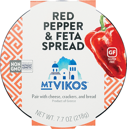 Wholesale Mt. Vikos Meza Red Pepp Feta Spread- Bulk