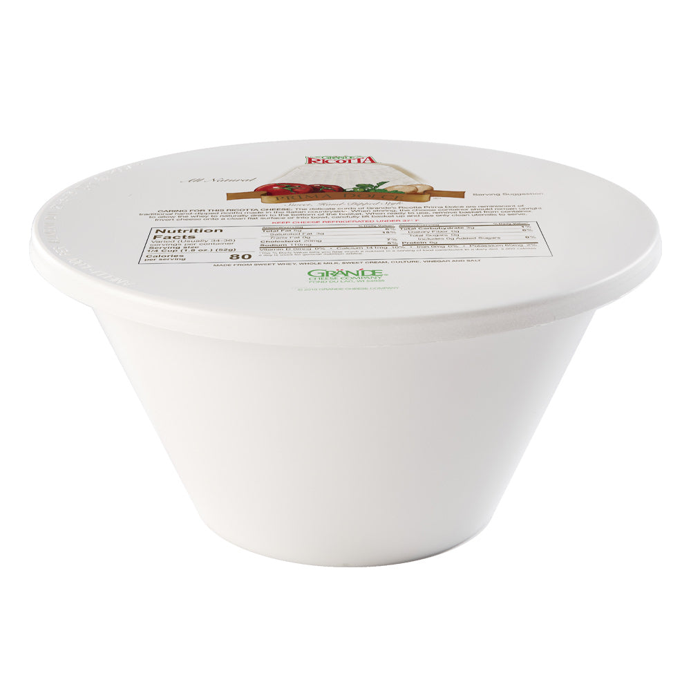 Wholesale Grande Case Prima Dolce Ricotta- Bulk
