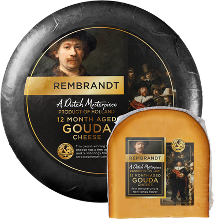Wholesale Rembrandt Black Wax Gouda- Bulk