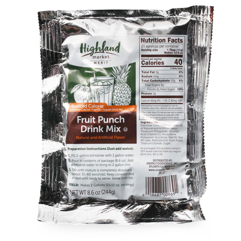 Wholesale Highland Mkt Case Fruit Punch Mix- Bulk
