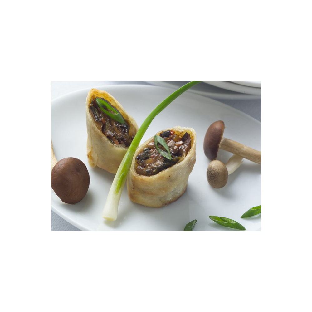 Wholesale Saugatuck Case Shiitake & Leek Spring Roll- Bulk