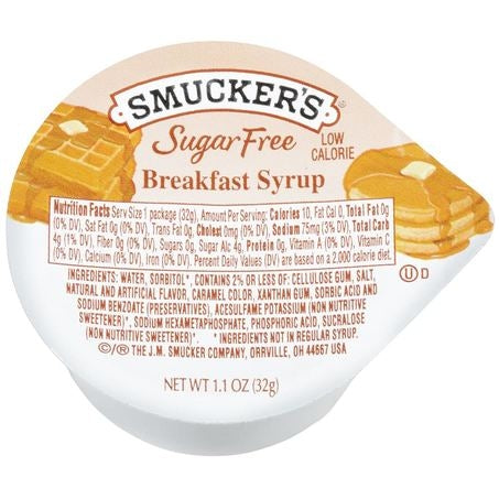 Wholesale Smuckers Sugar Free Pancake Syrup Packets | 1.1 oz- Bulk