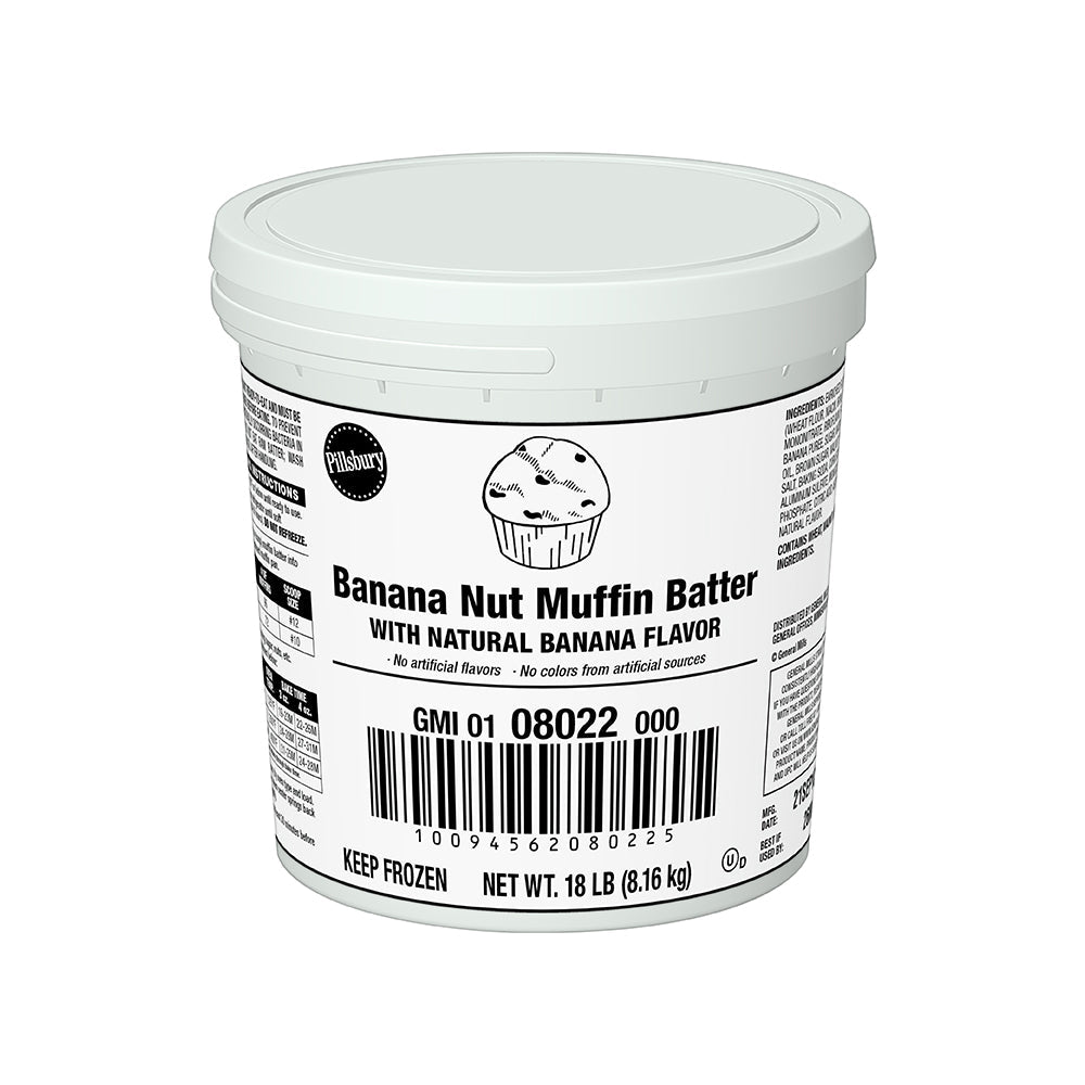 Wholesale Pillsbury Case Muffin Batter Pail Banana Nut- Bulk