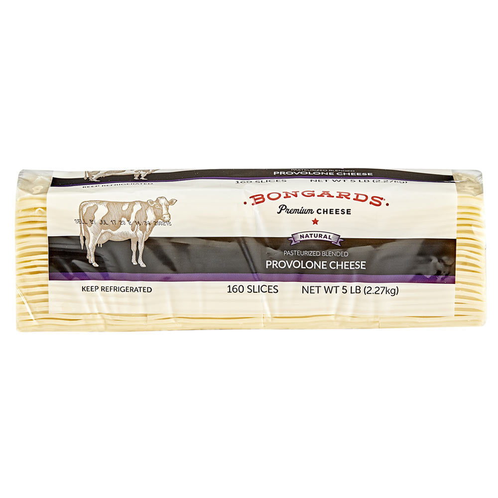 Wholesale Bongards Provolone Cheese Blend Sliced | 5 lb- Bulk