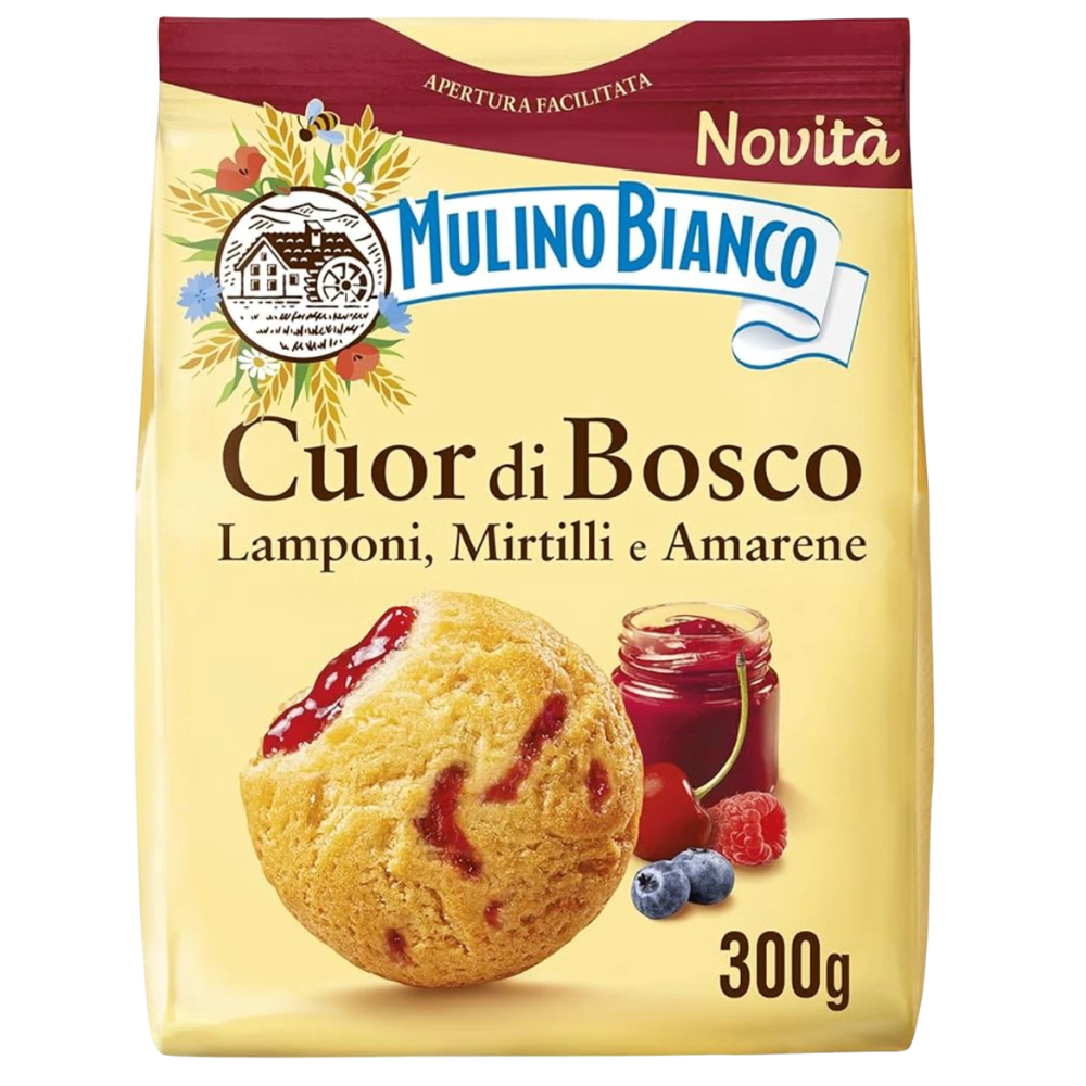 Wholesale Mulino Bianco Case Cuor Di Bosco Italian Cookie- Bulk