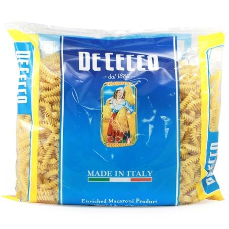 Wholesale De Cecco Case Fusilli Cut Bulk Pasta #34B- Bulk