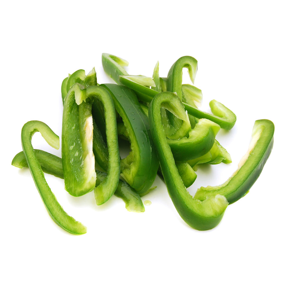 Wholesale Green Pepper Strips | 5 lb- Bulk