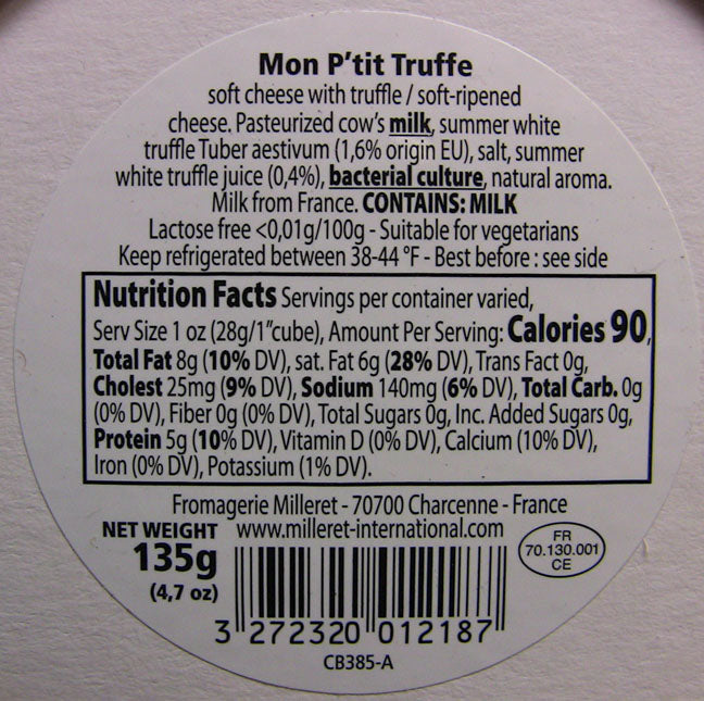 Wholesale Milleret Pet'It Truffle 125G- Bulk