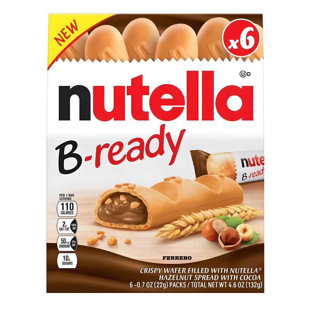 Wholesale Ferrero Case B-Ready Nutella Filled Wafer Shell Iw- Bulk