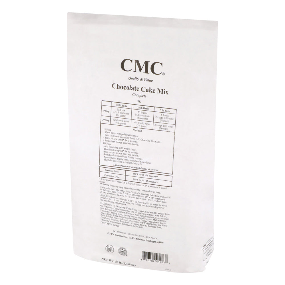 Wholesale Cmc Case 50Lb Chocolate Cake Mix- Bulk