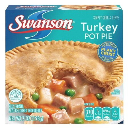 Wholesale Swanson Case Turkey Pot Pie- Bulk