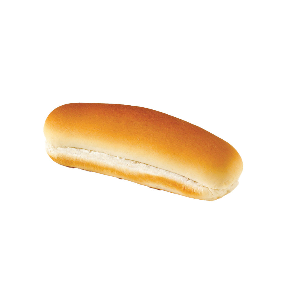 Wholesale European Baker Case 6 Inch Sliced Hot Dog Roll- Bulk