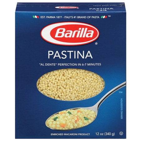 Wholesale Barilla Case 100% Semolina Pastina- Bulk