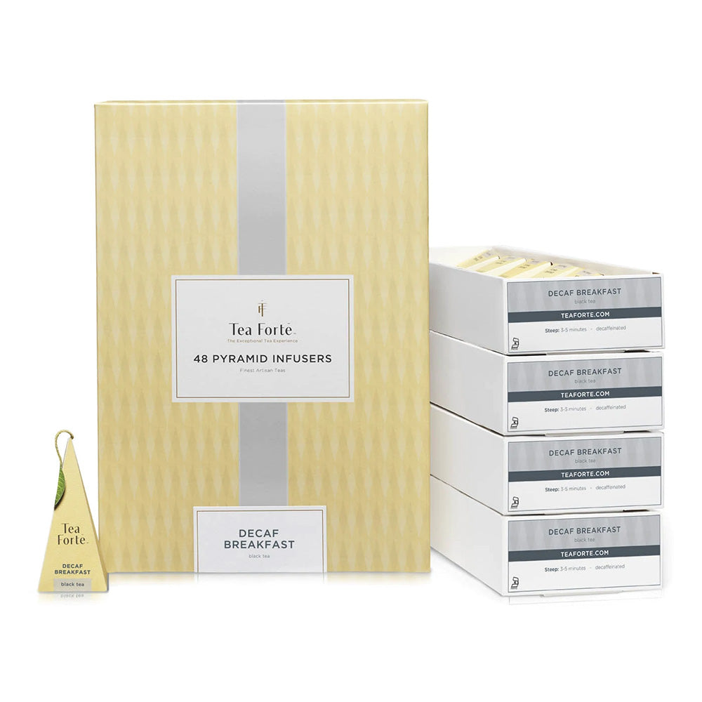Wholesale Tea Forte Case Decafinated English Breakfast Tea- Bulk