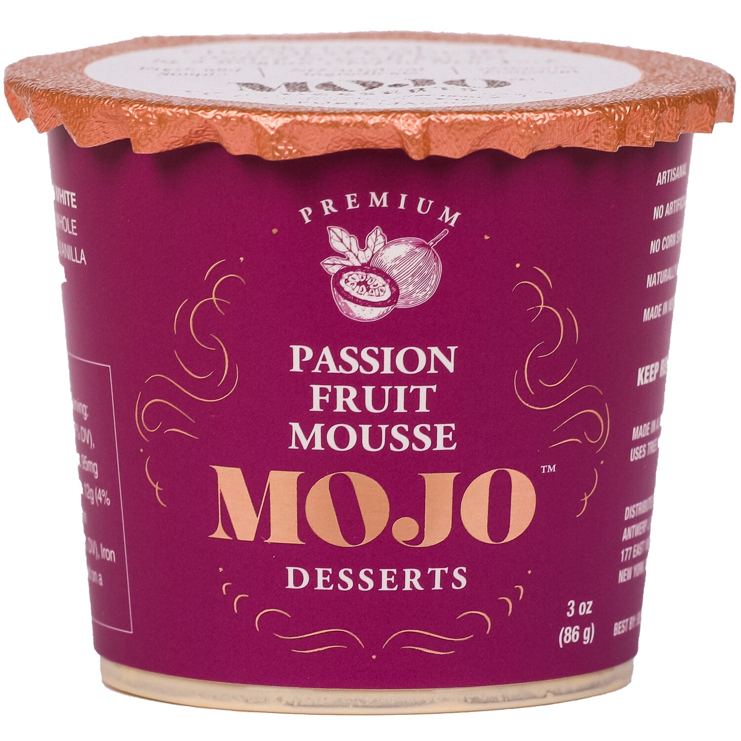 Wholesale Mojo Passion Fruit Mousse- Bulk