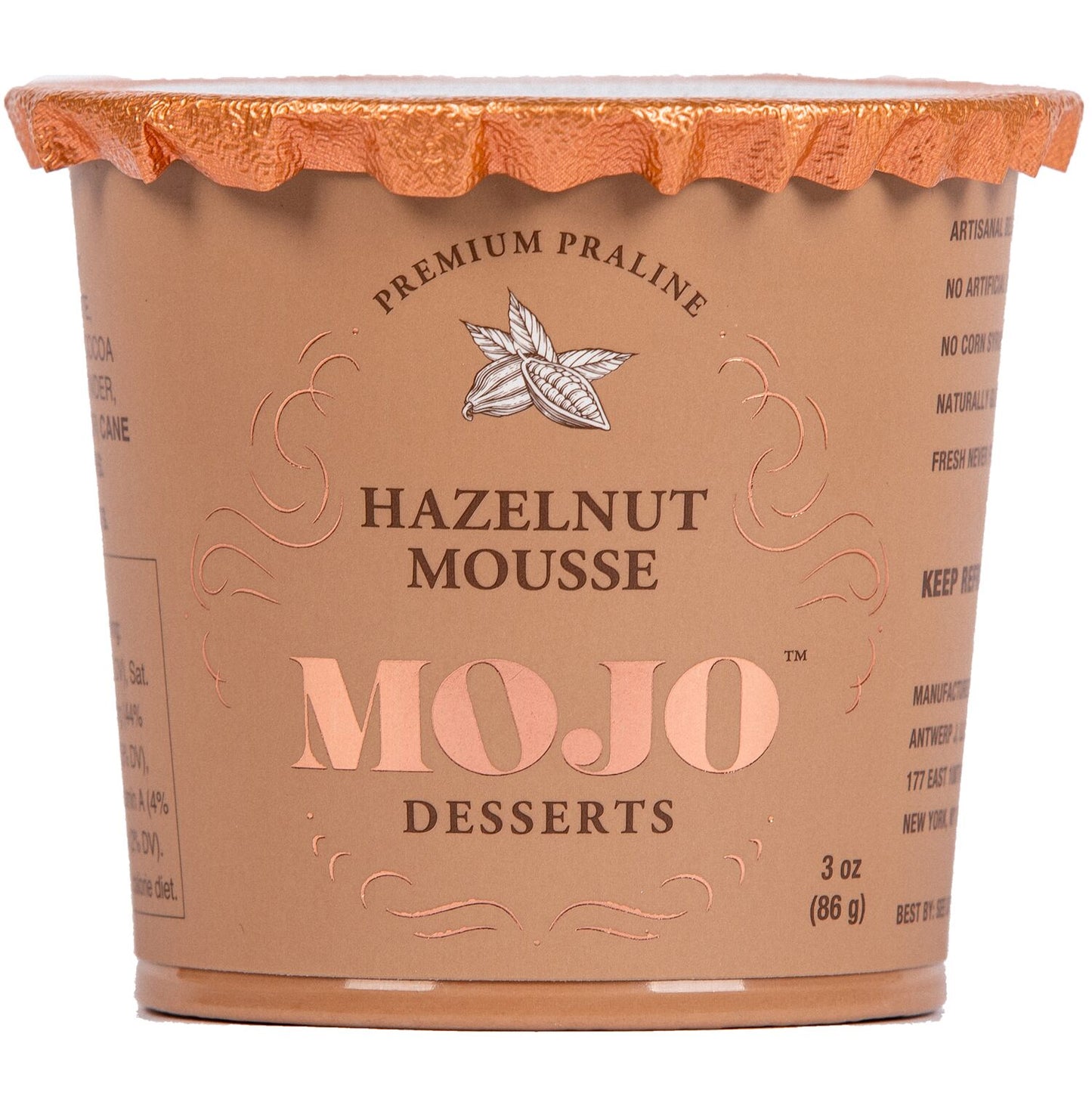 Wholesale Mojo Hazelnut Praline Choc. Mousse- Bulk