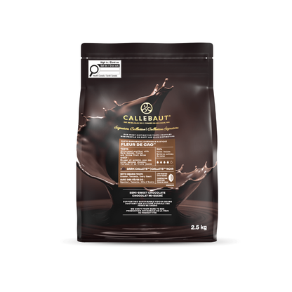 Wholesale Cacao Barry Each Rustic Fleur De Cao Semi Sweet Callet- Bulk