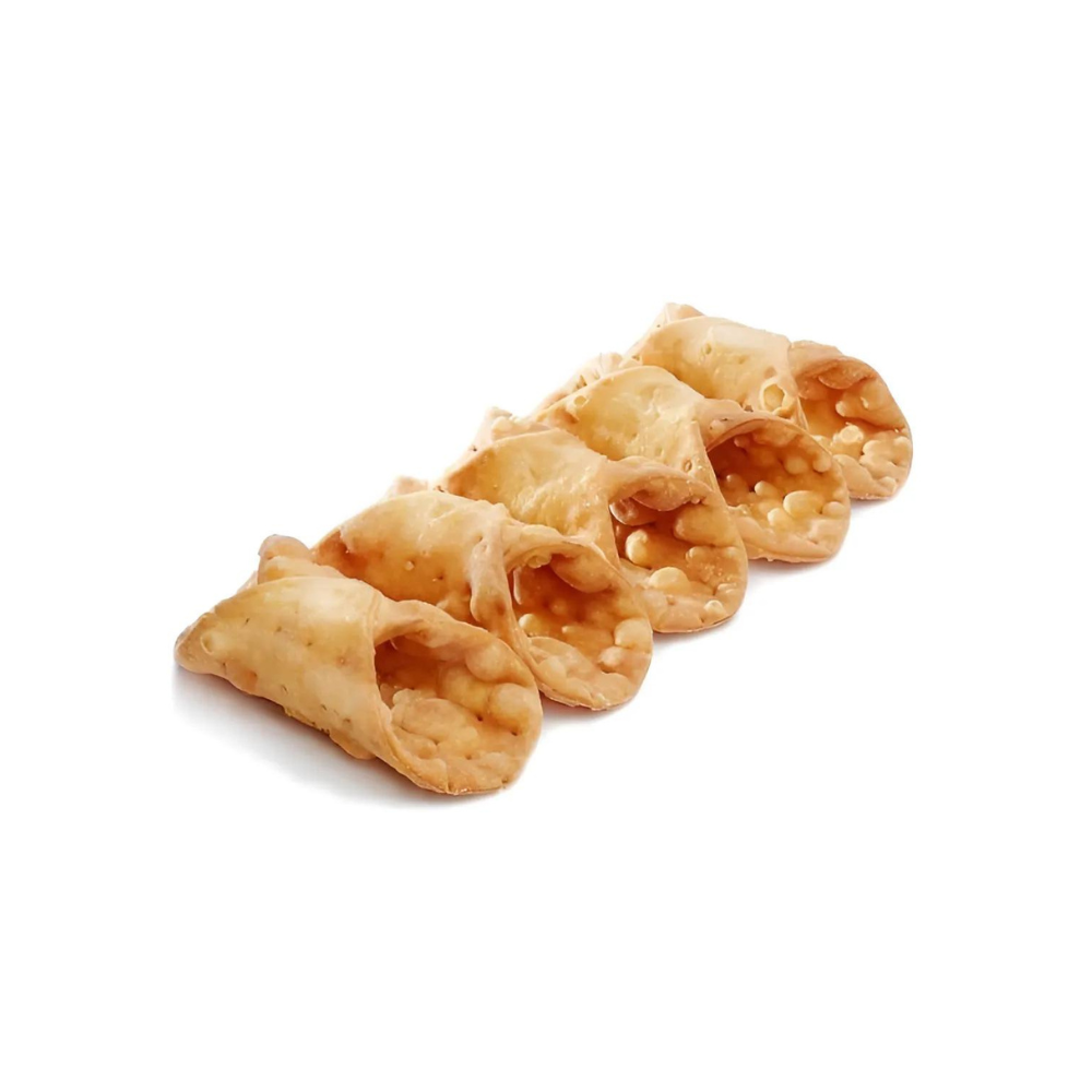 Wholesale Golden Cannoli Case 5In Golden Cannoli Shell- Bulk