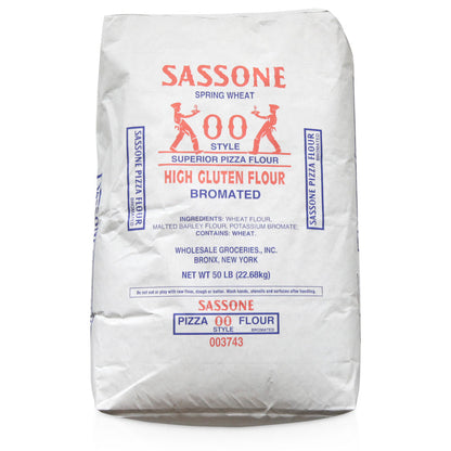 Wholesale Sassone Case Orange Hi-Gluten #3 Flour- Bulk