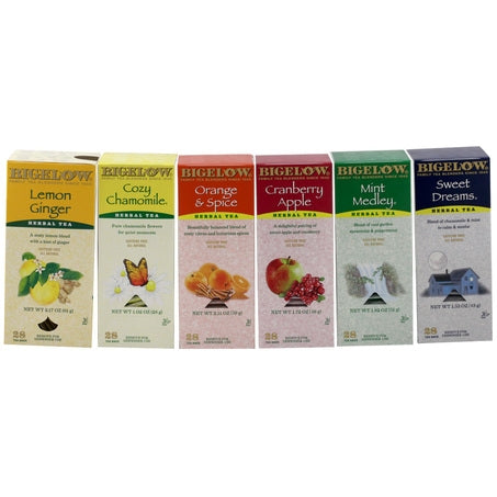 Wholesale Bigelow Case Assorted Herbal Teas- Bulk