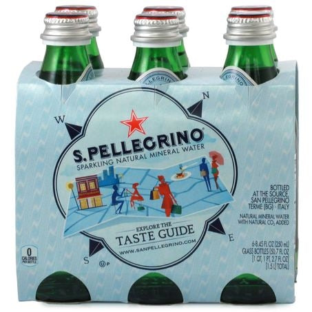 Wholesale S.Pellegrino * Sparkling Mineral Water | 250 ml (8.8oz)- Bulk