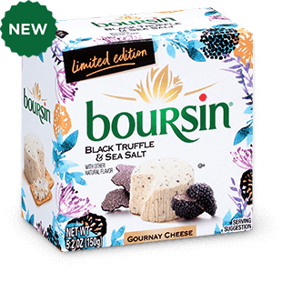 Wholesale Boursin Black Truffle/Sea Salt- Bulk