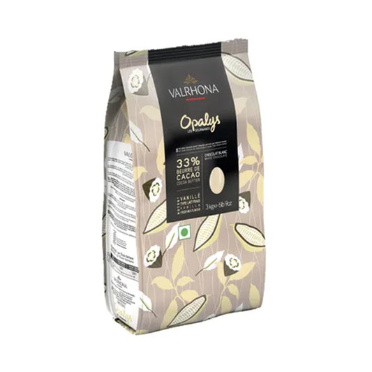 Wholesale Valrhona Case Opalys White Chocolate 33% Feves- Bulk
