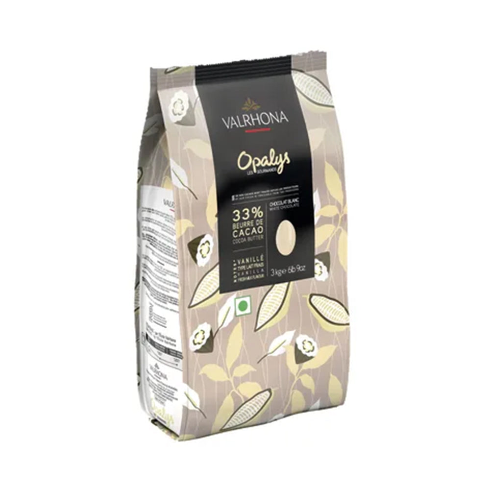 Wholesale Valrhona Each Opalys White Chocolate 33% Feves- Bulk