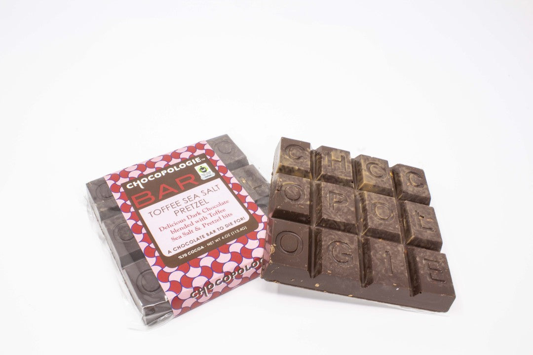 Wholesale Chocopologie Toffee Pretzel Bars- Bulk