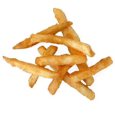 Wholesale Crisp To Go Case 3/8 Inch Coated Straight Cut Fries- Bulk
