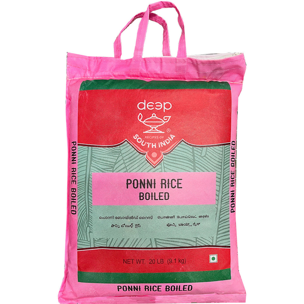 Wholesale Deep Ponni Boil Rice 20 lb- Bulk