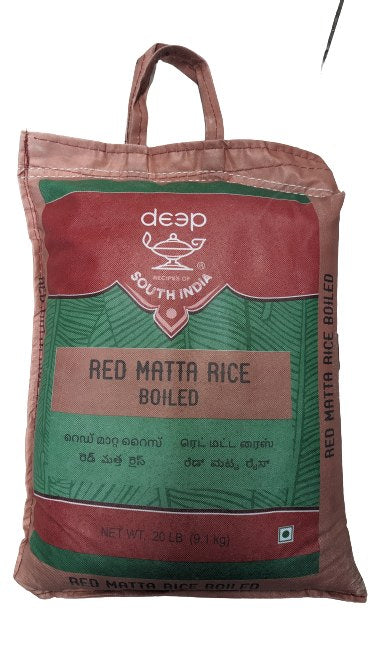 Wholesale Deep Red Matta Rice Boiled 20 lb- Bulk