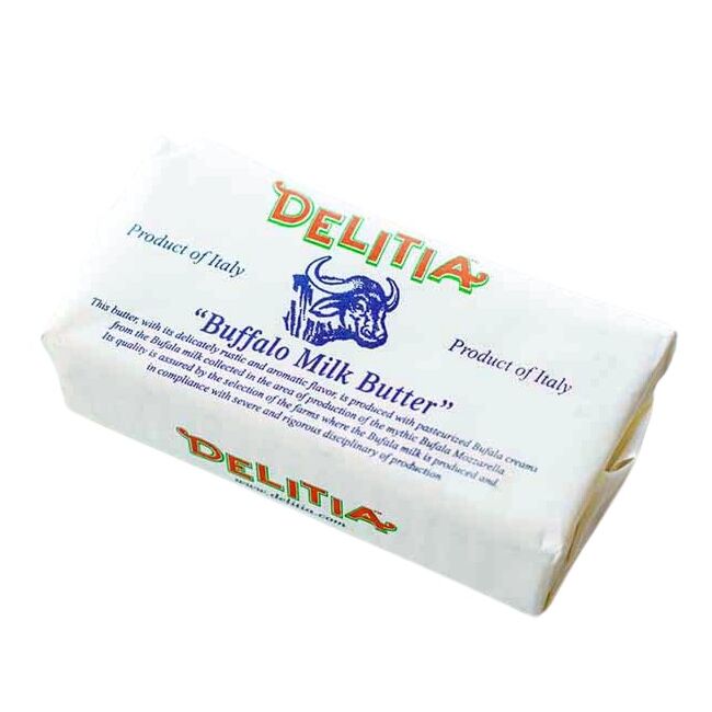 Wholesale Delitia Water Buffalo Milk Butter 8 OZ: Authentic Italian Dairy Product- Bulk