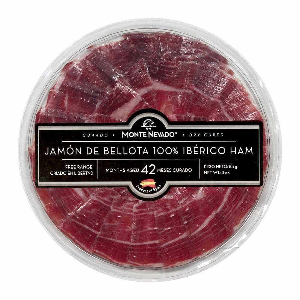 Wholesale Monte Nevado Iberico Bellota Ham 3 Oz- Bulk