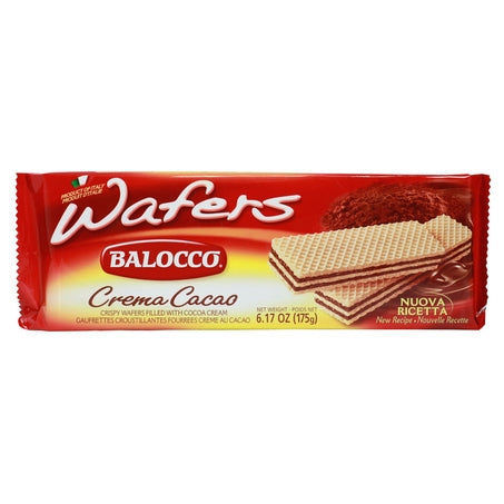 Wholesale Balocco Case Chocolate Cacao Wafer Cookie- Bulk