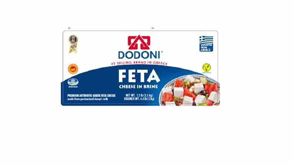Wholesale Dodoni Feta Cheese In Brine 4.4 Lb- Bulk