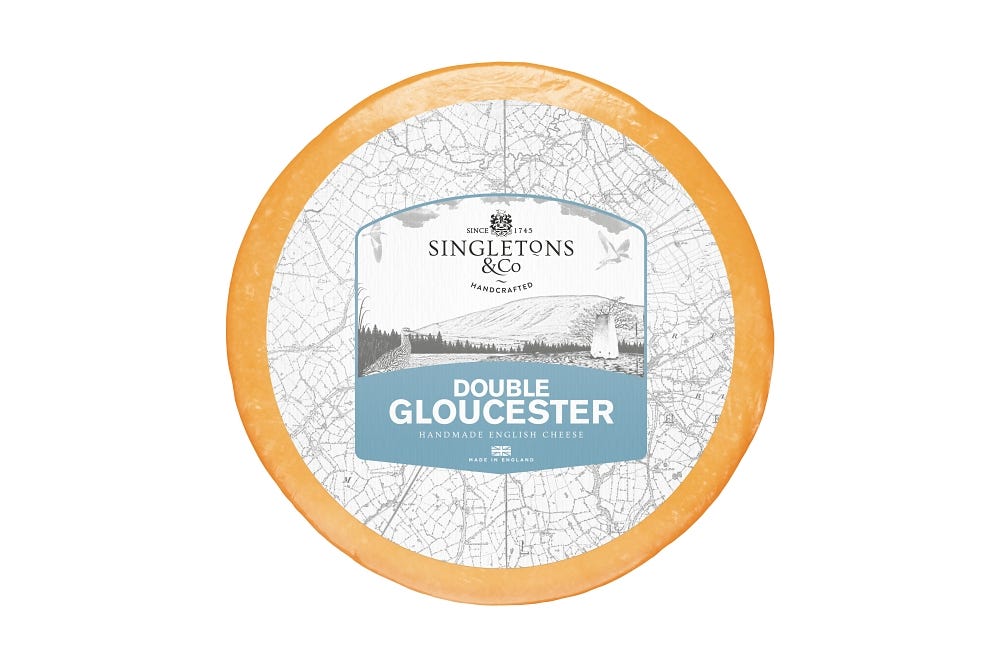Wholesale Singletons Double Gloucester Wheel 9 Lb- Bulk