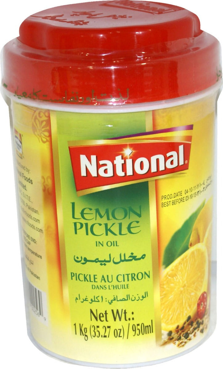 Wholesale National Lemon Pickle 1kg- Bulk