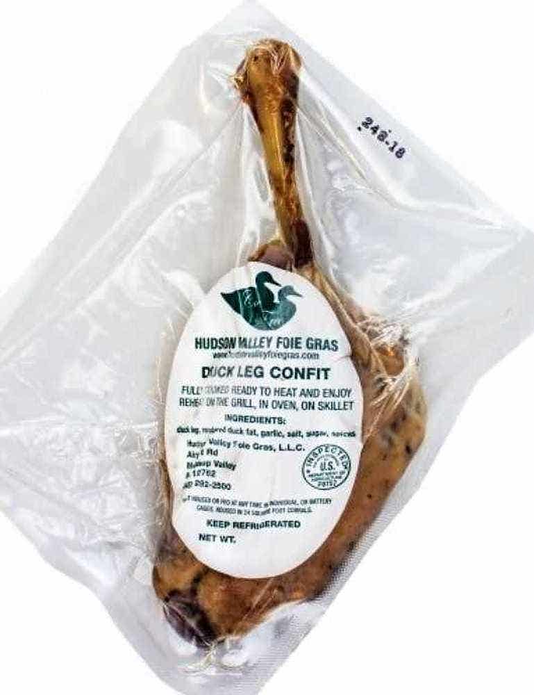 Wholesale Hudson Valley Farms Moulard Duck Leg Confit 7 Oz- Bulk