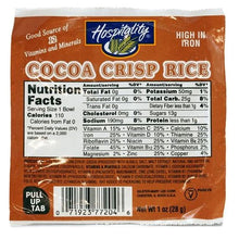 Wholesale Hospitality Case Cocoa Crisp Rice Cereal In Bowl- Bulk