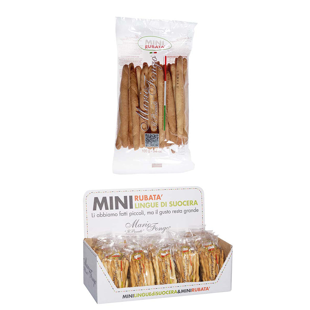 Wholesale Mario Fongo Case Mini Bread-Sticks Traditionally Shaped- Bulk