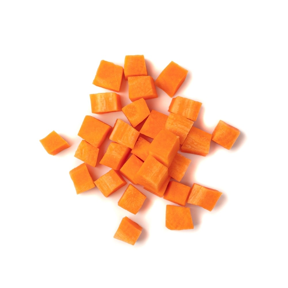 Wholesale L Brooke Ny Certified Diced Carrots 3/8 Inch | 24 oz- Bulk